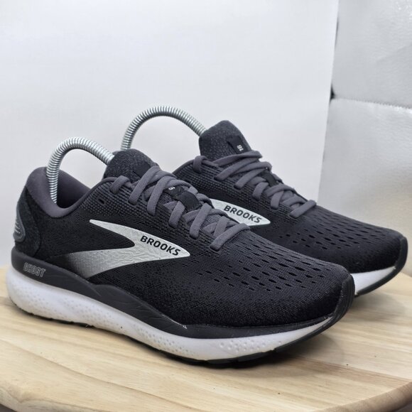 Brooks 120407-090 Women's Ghost 16 Size 8 WIDE Black/Grey/White Athletic Shoes - Picture 5 of 9